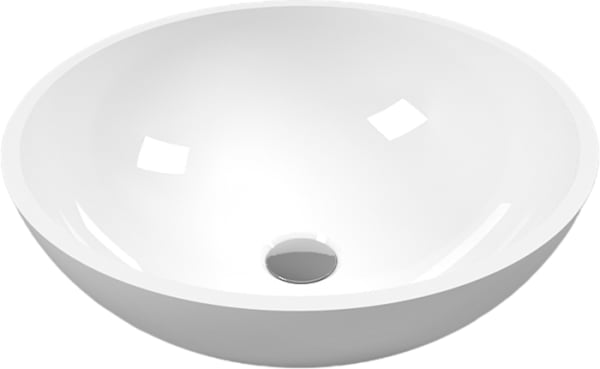 Накладная раковина WHITECROSS Cornelian 0714.043043.100 43 см, белый глянец