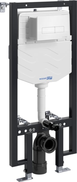 Система инсталляции для унитазов Wasserkraft Vils 56TLT.010.ME.WH03, с кнопкой смыва белой