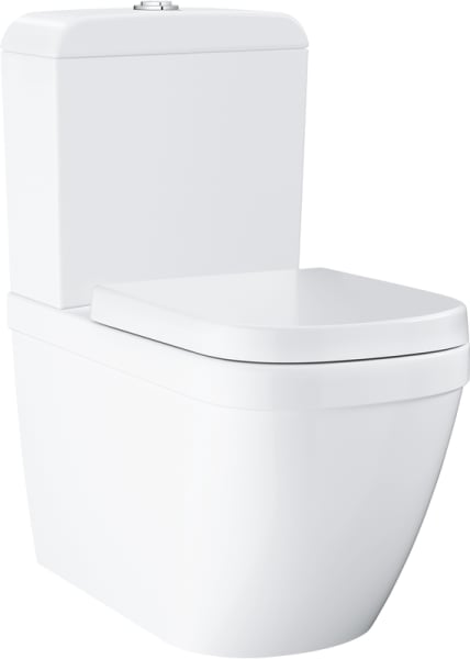 Унитаз-компакт напольный Grohe Euro Ceramic 3933800H подвод сбоку, с микролифтом