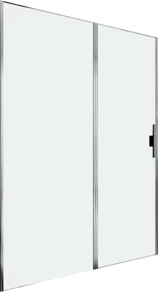 Душевая дверь в нишу Allen Brau Priority 3.31034.00 140 см, профиль хром, стекло прозрачное Optiwhit