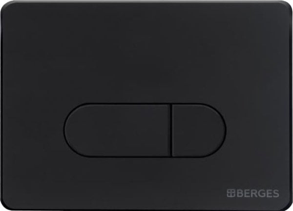 Кнопка смыва Berges Novum D5 чёрный, матовый