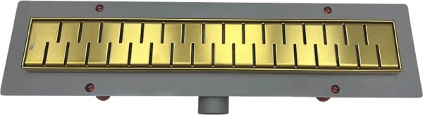 Душевой трап (лоток) Veconi Medium Gold 650 брашированное золото