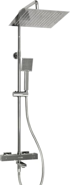 Душевая стойка Wasserkraft Aller A199.118.141.087.CH Thermo, с термостатом, хром