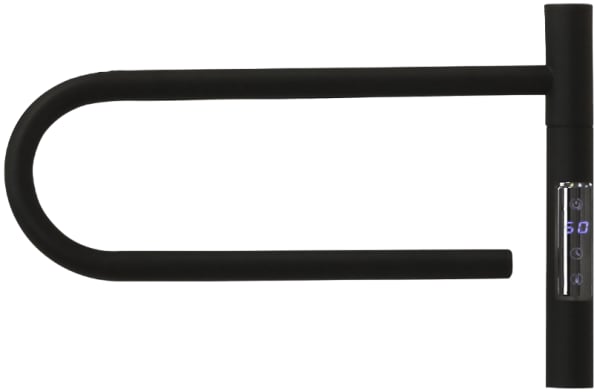 Полотенцесушитель электрический Vincea VTD-1P1BE 40х25 черный
