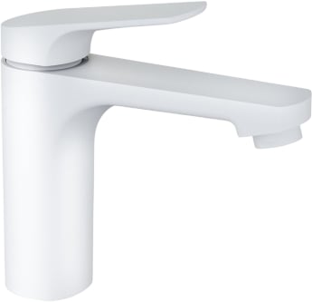 Смеситель для раковины Wonzon & Woghand WW-A40492-MW белый матовый