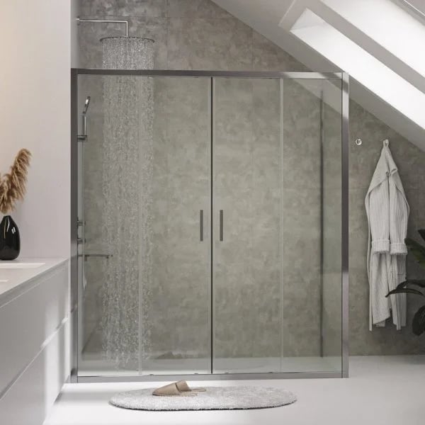 Душевой уголок Wasserkraft Lippe 45S55 170x100 см