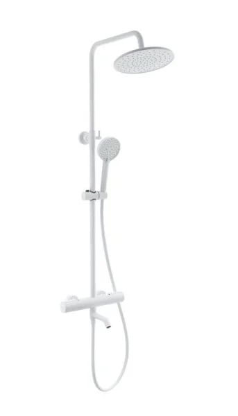 Душевая стойка Wonzon & Woghand INN 2 WW-A3006-T1-MW, матовая белая