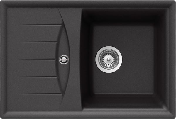 Мойка кухонная Schock Genius 45D Small (D-100S) Cristalite оникс