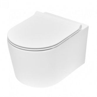 Унитаз подвесной TECEspring Pro S710001 безободковый, с микролифтом