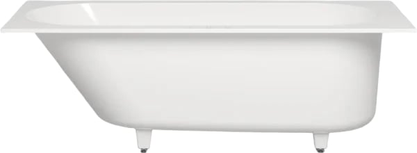 Ванна из искусственного камня Salini Ornella S-Sense 170x80 см, встраиваемая, белая, на ножках