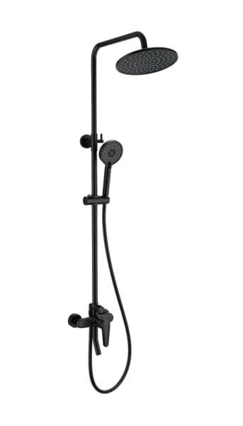 Душевая стойка Wonzon & Woghand WW-B2168-A-MB, матовая черная