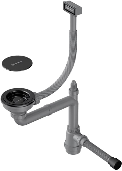 Сифон для мойки Omoikiri WK-1C-GB графит