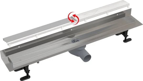 Душевой трап (лоток) AlcaPlast APZ23-DOUBLE9-750 хром
