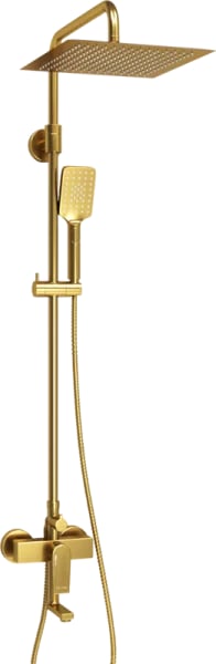 Душевая стойка Wasserkraft Aisch A155.260.201.BG, золото