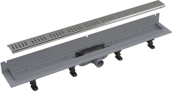 Душевой трап (лоток) AlcaPlast APZ30-750M с решеткой и опорами