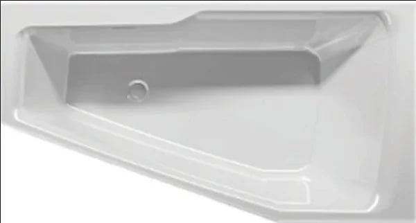 Акриловая ванна Riho Rething Space 170x90 см, левая, B114001005