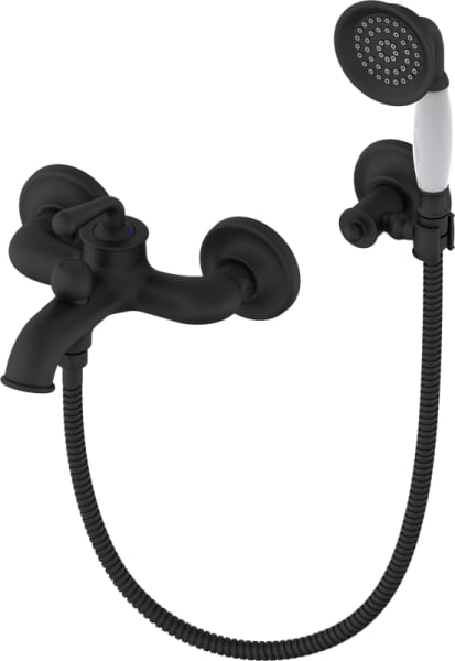 Смеситель для ванны с душем Wonzon & Woghand WW-88639008-MB, матовый черный