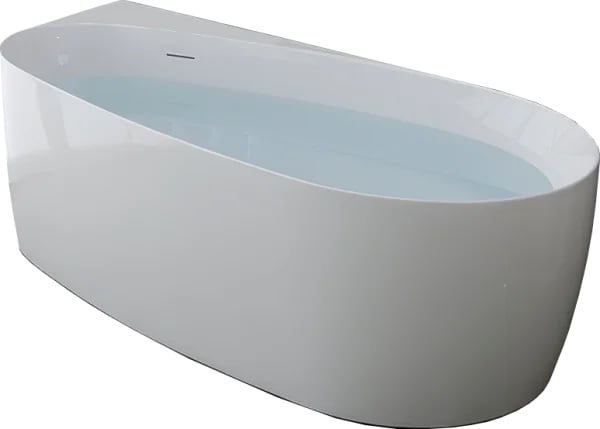 Отдельностоящая ванна Allen Brau Priority 2 170x80 см, белая матовая, 2.31002.21
