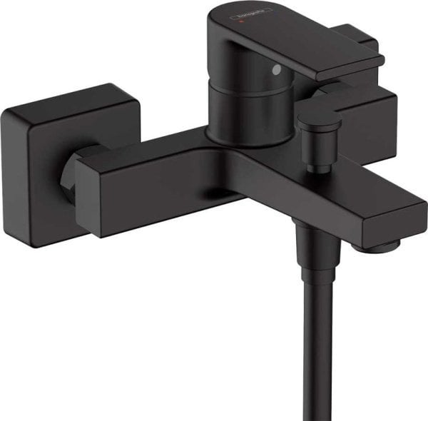 Смеситель для ванны с душем Hansgrohe Vernis Shape 71450670, черный