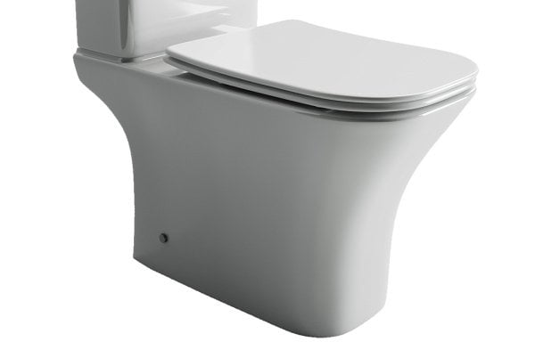 Чаша для унитаза-компакта Ceramicanova Alfa Rimless CN9002-B с сидением микролифт