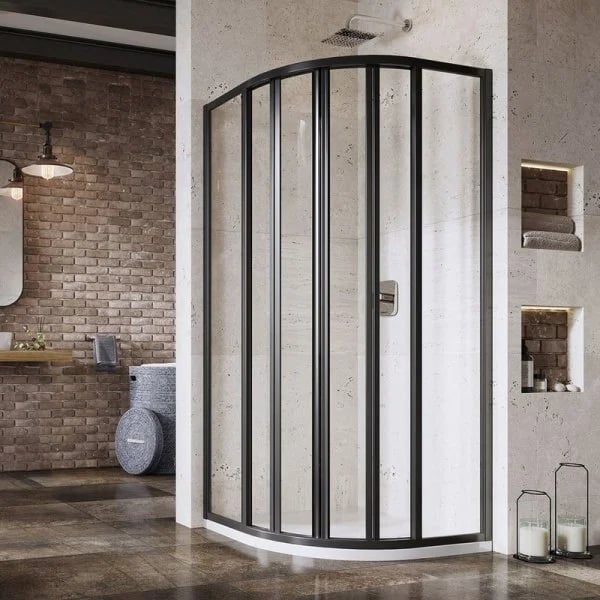 Душевой уголок Ravak Supernova SKKP6-80 195 Transparent, профиль черный