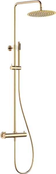 Душевая стойка AQUAme AQM8006GG, глянцевое золото