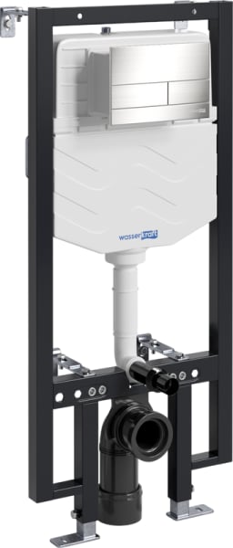 Система инсталляции для унитазов Wasserkraft Vils 56TLT.010.ME.BN04, с кнопкой смыва никель