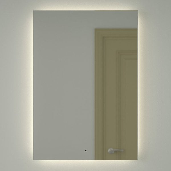 Зеркало Defesto Glow DF 2509R 70х100 с LED-подсветкой, 4 500 K, инфракрасный выключатель