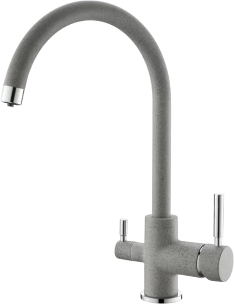 Смеситель для кухни Emar Quartz 3007, берилл