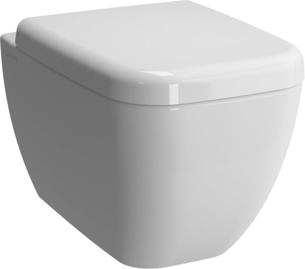 Унитаз подвесной VitrA Shift 7742B003-0075 406 с микролифтом, безободковый, глянцевый белый