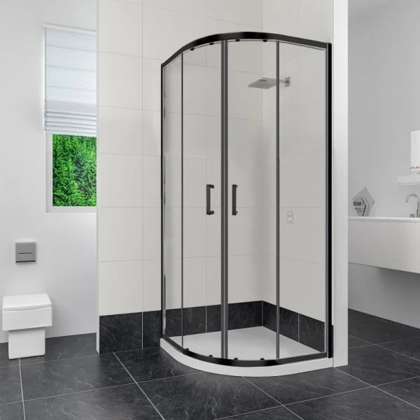 Душевой уголок RGW Classic CL-53-B 800x800x1850 профиль черный