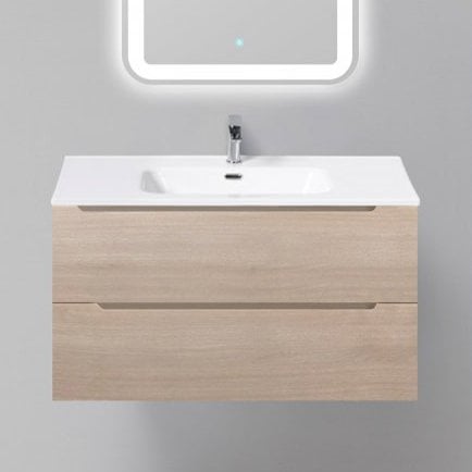 Тумба под раковину без столешницы BelBagno Etna 90 rovere grigio