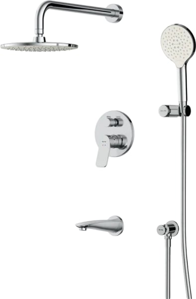Душевой комплект AM.PM X-Joy FB85A3RH10, С ВНУТРЕННЕЙ ЧАСТЬЮ, хром