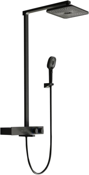 Душевая стойка Vincea Inspire VSFS-3I13TMB, с термостатом, черный