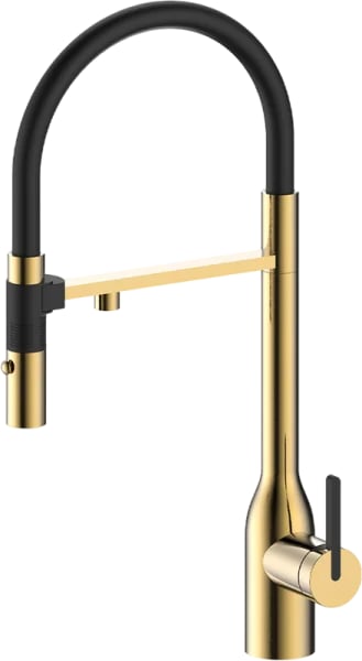 Смеситель для кухни Paulmark Magneto One Ma213188-LG, светлое золото