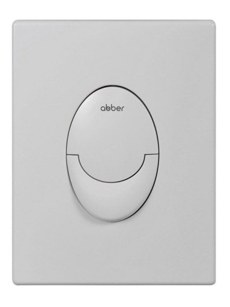 Кнопка смыва для инсталляции Abber AC0125MW АБС-пластик, цвет матовый белый