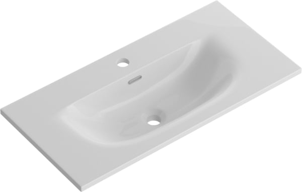 Мебельная раковина BelBagno BB-8099-3-80 глянцевая белая