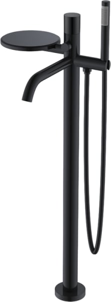 Напольный смеситель для ванны с душем Boheme Stick 129-BB.2, black touch black