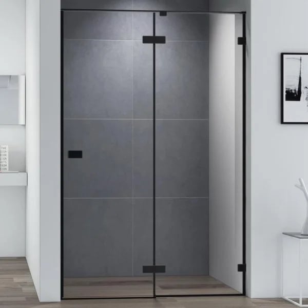 Душевая дверь в нишу Cezares Bellagio BELLAGIO-B-12-100-C-NERO 100 см, черная