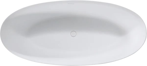 Ванна из искусственного камня Vincea VBT-4S01MW 170x75 см, отдельностоящая, матовая белая, овальная,