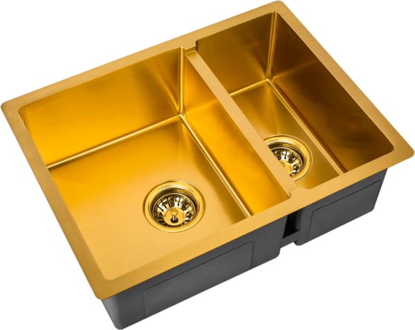 Мойка кухонная Zorg Inox PVD SZR-58-2-44 BRONZE бронза