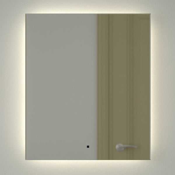 Зеркало Defesto Glow DF 2506R 60х70 с LED-подсветкой, 4 500 K, инфракрасный выключатель