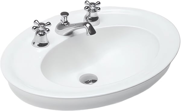 Раковина Hatria Dolcevita Y0PL01 65 см, белая