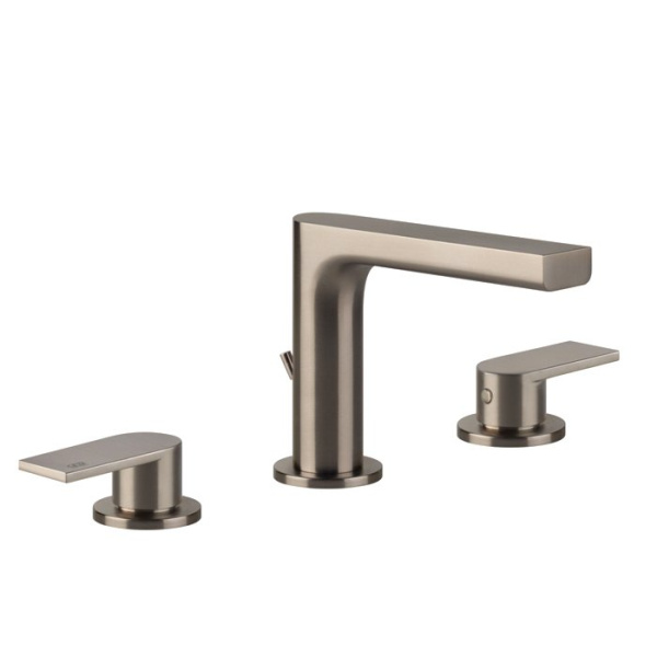 Смеситель для раковины Gessi 38612 брашированный никель (finox brushed nickel)