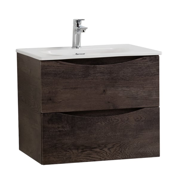 Тумба под раковину без столешницы BelBagno Marino-cer-mini 60 подвесная, rovere nature grigio