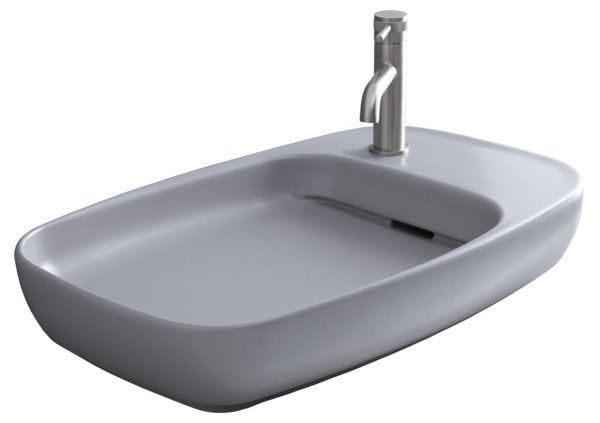 Накладная раковина Allen Brau Liberty 2 70х43 антрацит