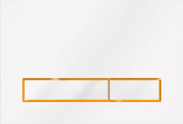 Кнопка смыва Veconi Square Design VFSD003WHG белая