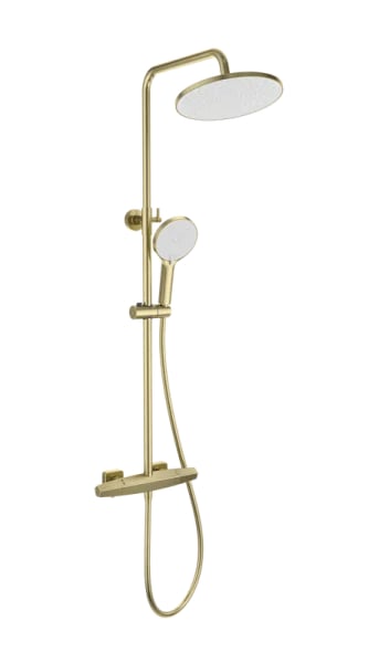 Душевая стойка Wonzon & Woghand NEO WW-B3045-A-BG, брашированное золото