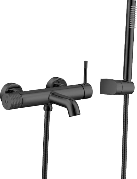 Смеситель для ванны с душем Boheme Uno 463-SGM, shine gun metal
