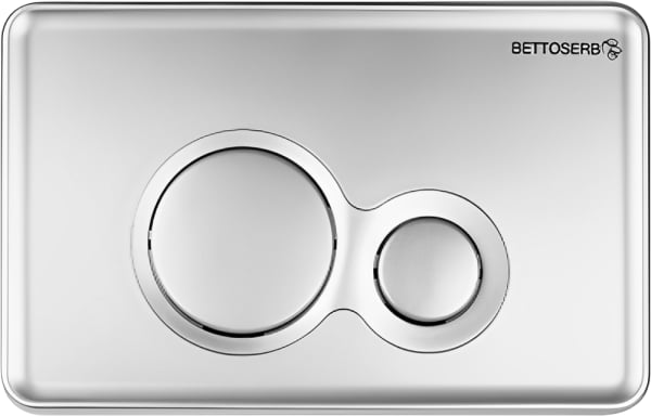 Кнопка смыва BETTOSERB Sava Fix Slim Morava 40006462 хром матовый
